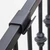 Bracket for metal railings
