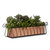 Side angle of Heatherbrook Window Box with copper window box