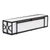 Back side of Falling Water Window Box with mounting bars