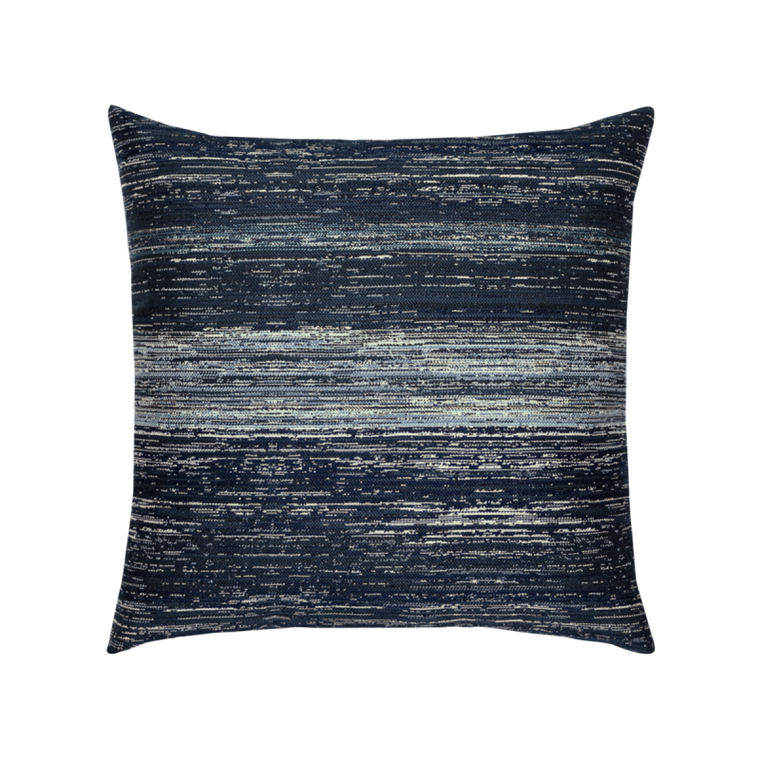 Textured Outdoor Rated Pillow-Indigo