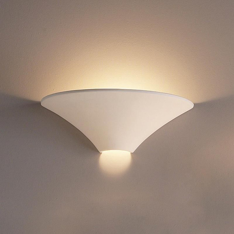 17.5" Large Funnel Ceramic Sconce