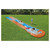 Double Water Slip and Slide, Inflatable Garden Games with Built-in Sprinklers