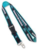 1" Wide Double-Layered Woven-In Lanyard