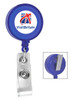 Round Badge Reel w/ Swivel Clip - Full Color Print