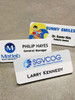 Full Color Plastic Name Tags w/ Personalization (1-1/4"x3")