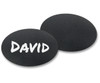 Chalkboard Reusable Name Tags - Oval Shaped (1-3/4"X2-1/2")