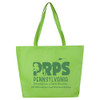21"W x 15"H x 5" Gusset - Large Shopping and Beach Tote Bag With Hook & Loop Fastener Closure