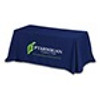 4-Sided Throw Style Table Covers & Table Throws (Spot Color) / Fits 6 ft Table