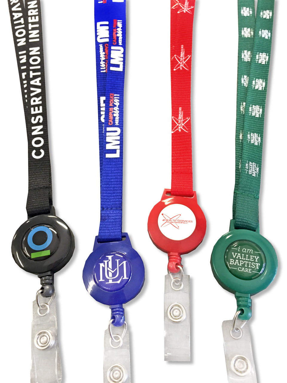 Printed Lanyard and Badge Reel Combo Set