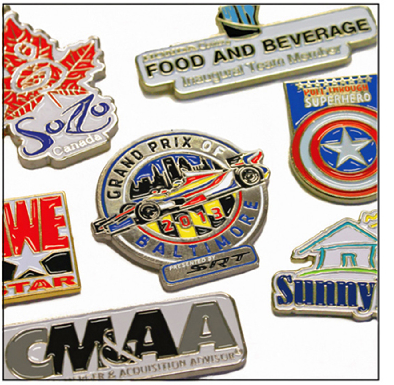 Metal Products - Lapel Pins - All Metal - Kenny Products