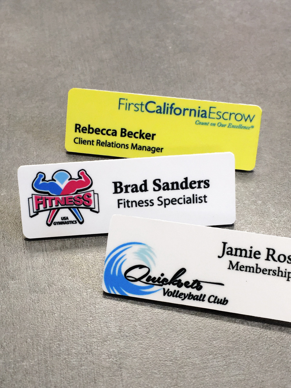 Profitec Name Tag Plastic Nametag with Personalization 1