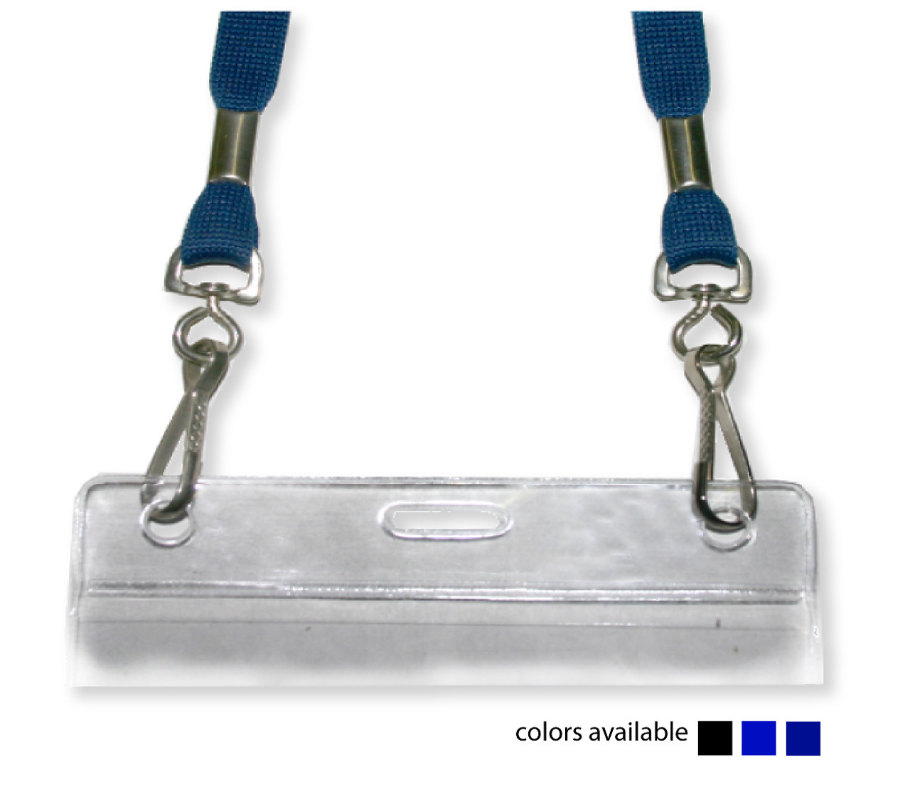 3/8 Wide Flat Lanyard with Open-Ended Hooks