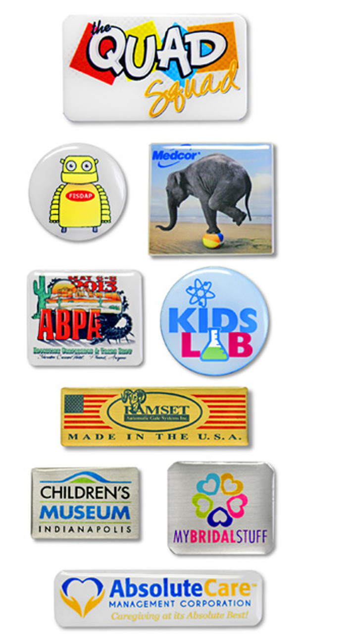 Pins for Sublimation - Round or Square