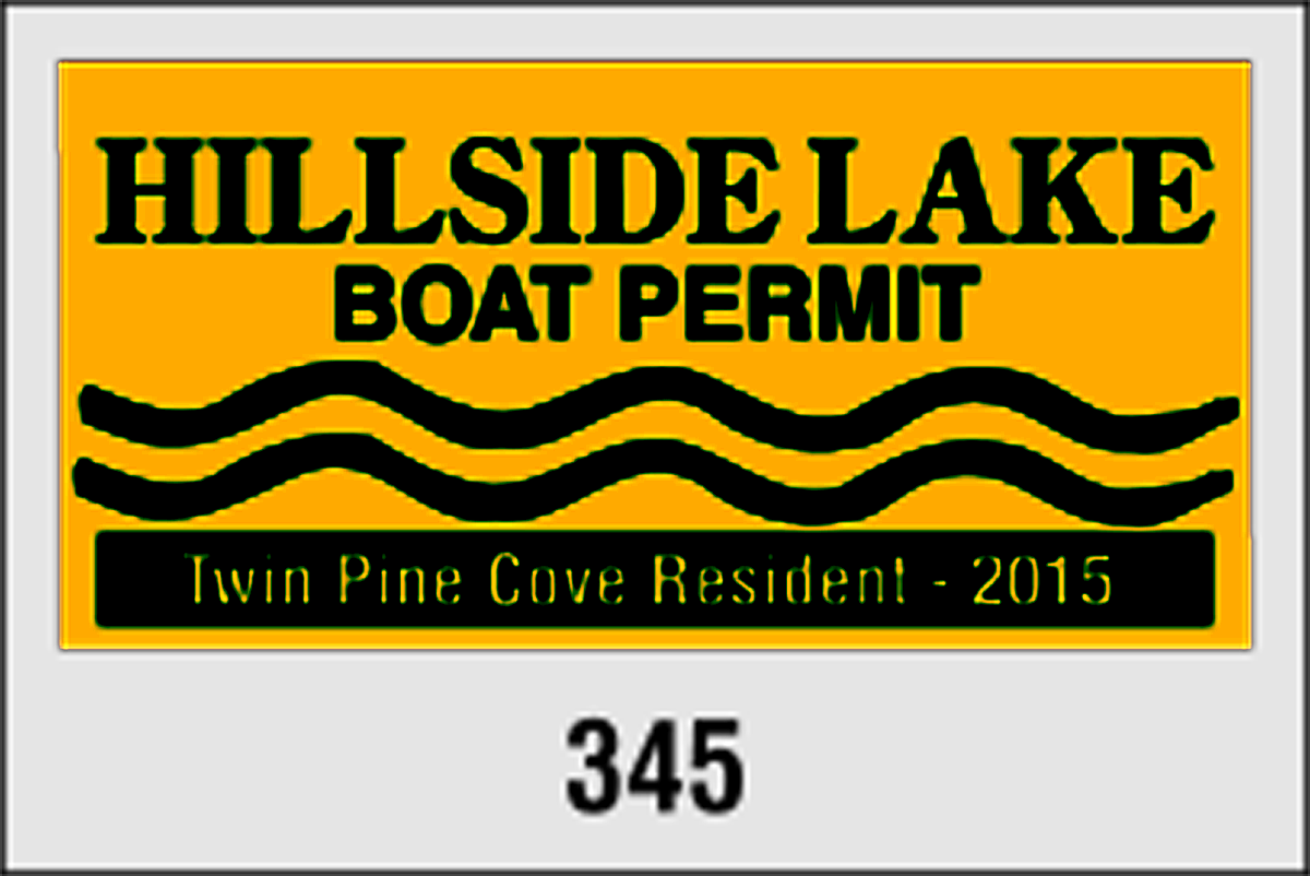 Parking Permit Window Decals - 3.00