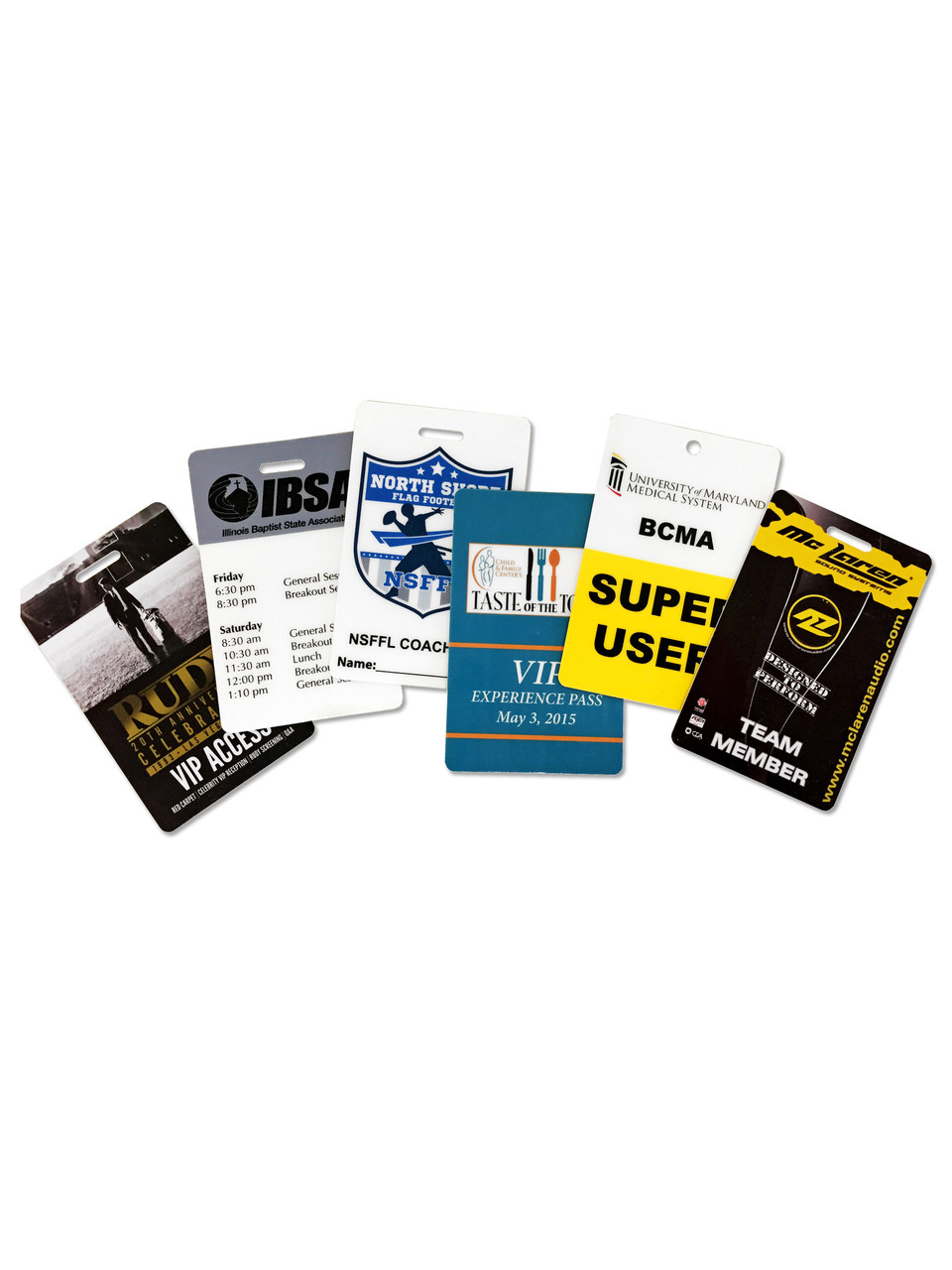 Plastic Credential Cards - 3.375