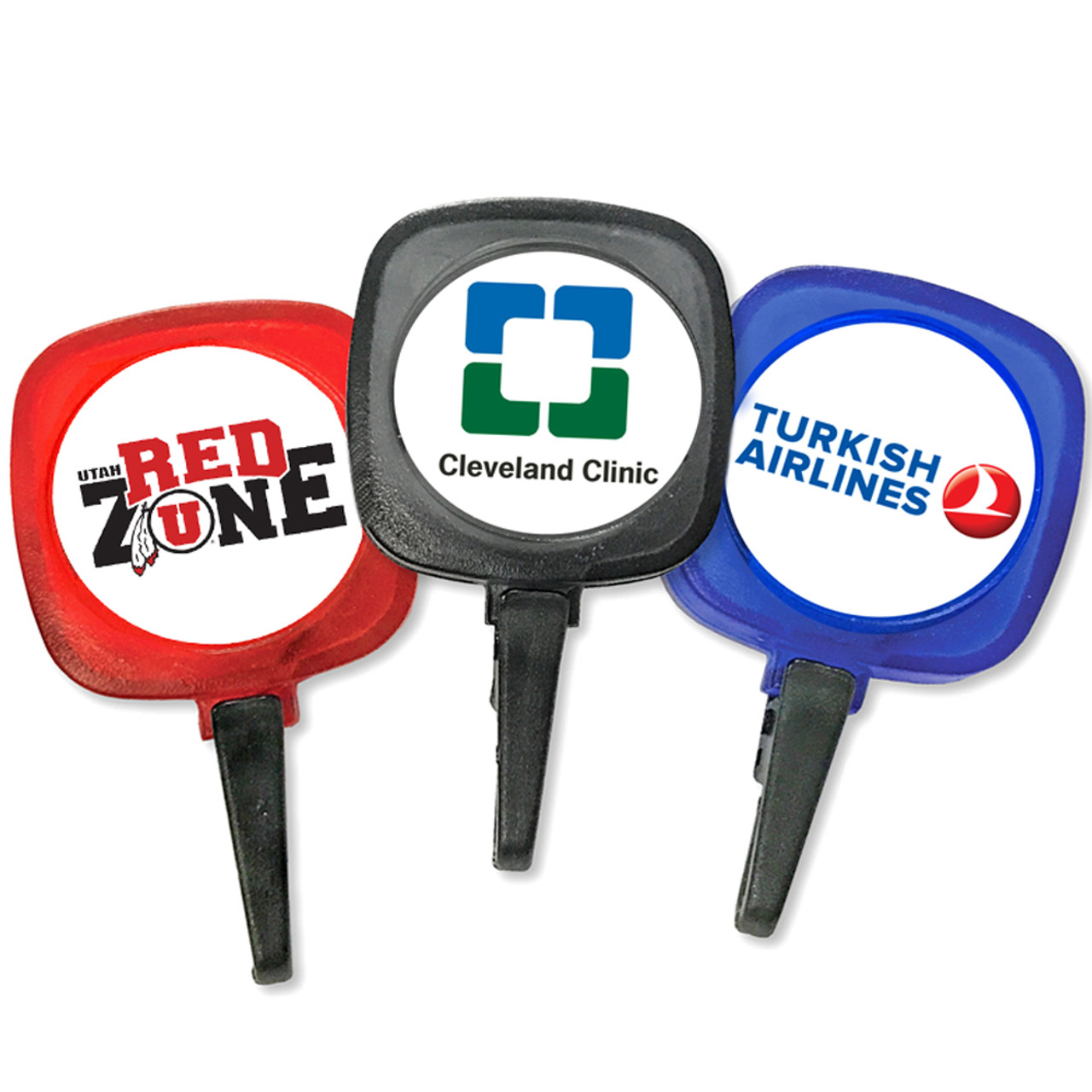 Square ID Badge Reel with Twist-Free Hook - Full Color Printed - Kenny  Products