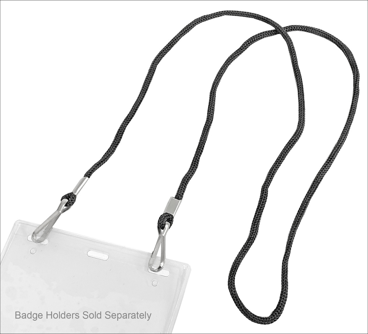 Thin Cord Open Ended Lanyard for Badge, J-HOOKS - Kenny Products