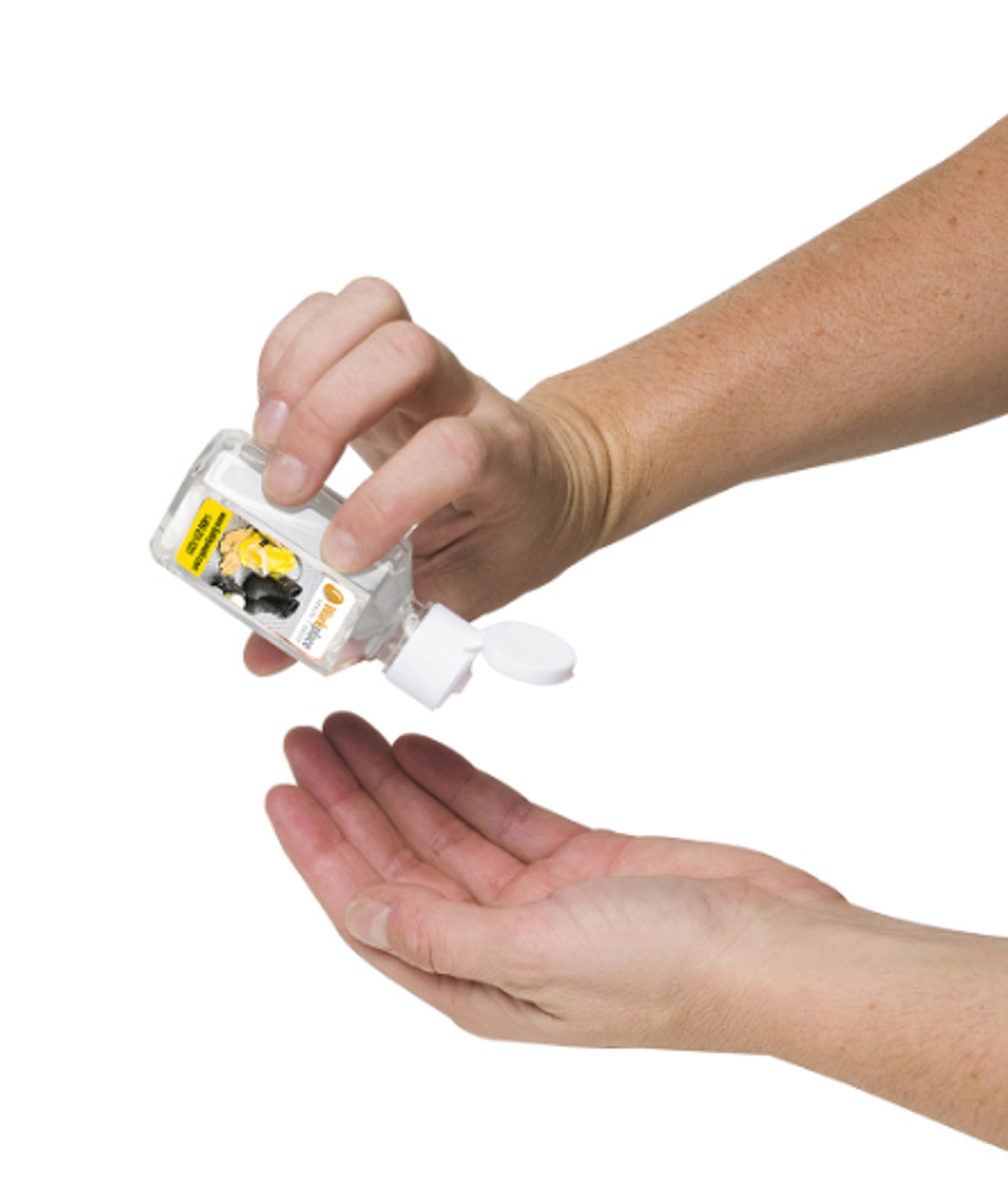 Custom Label Hand Gel Sanitizer - 2 oz. Flip Top Squeeze
