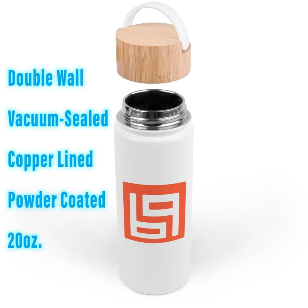 Embark Vacuum Insulated Water Bottle With Powder Coating, Copper