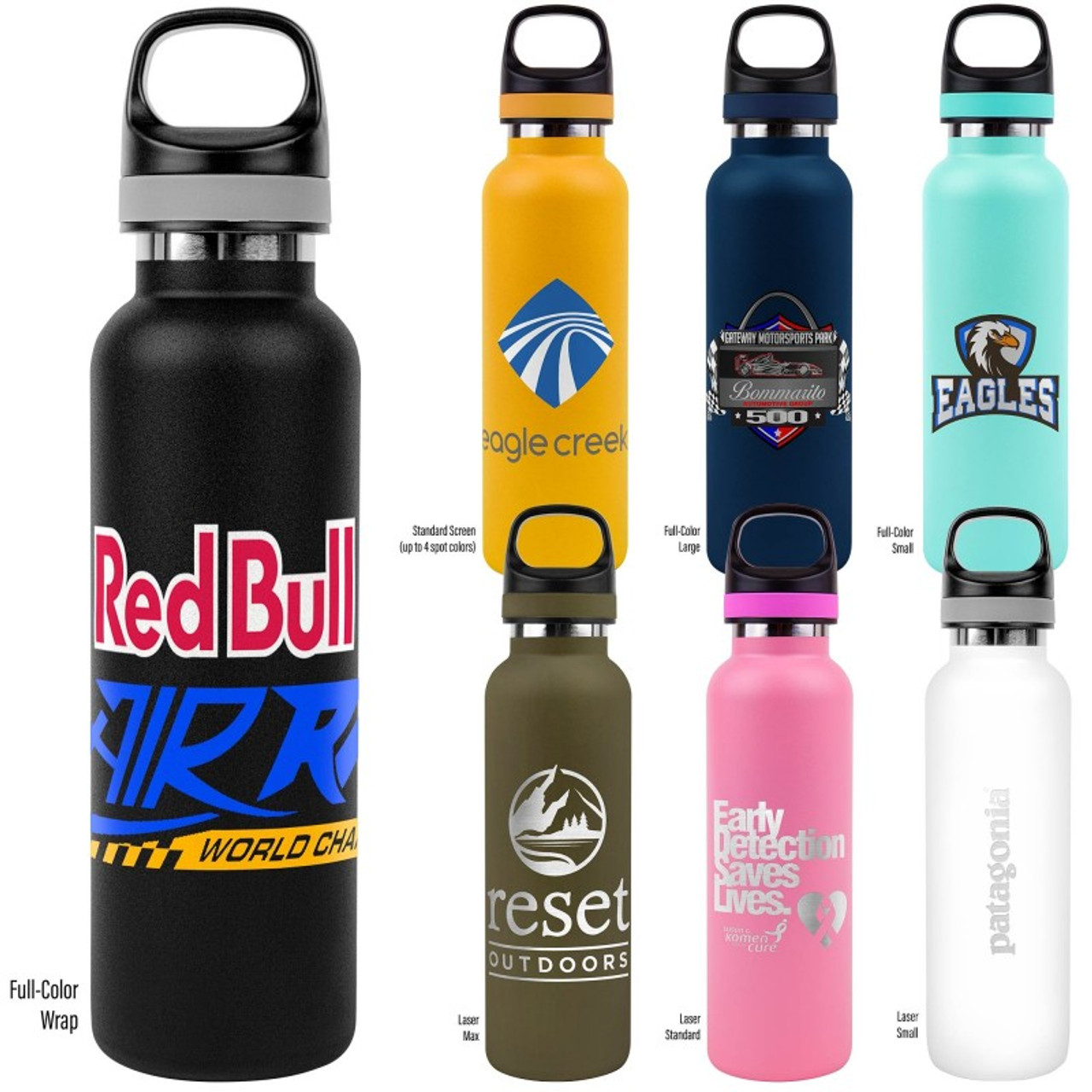 Hot/Cold Vacuum Insulated Thermos Retractable Handle with Strap