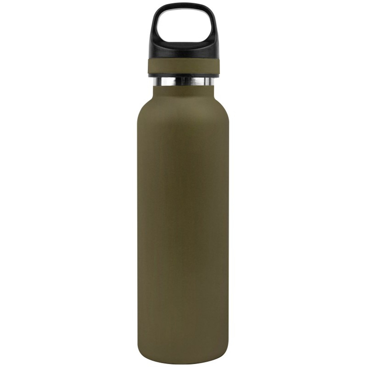 Double Wall Insulated Water Bottle - With Handle & Bamboo Lid – Net Zero Co.