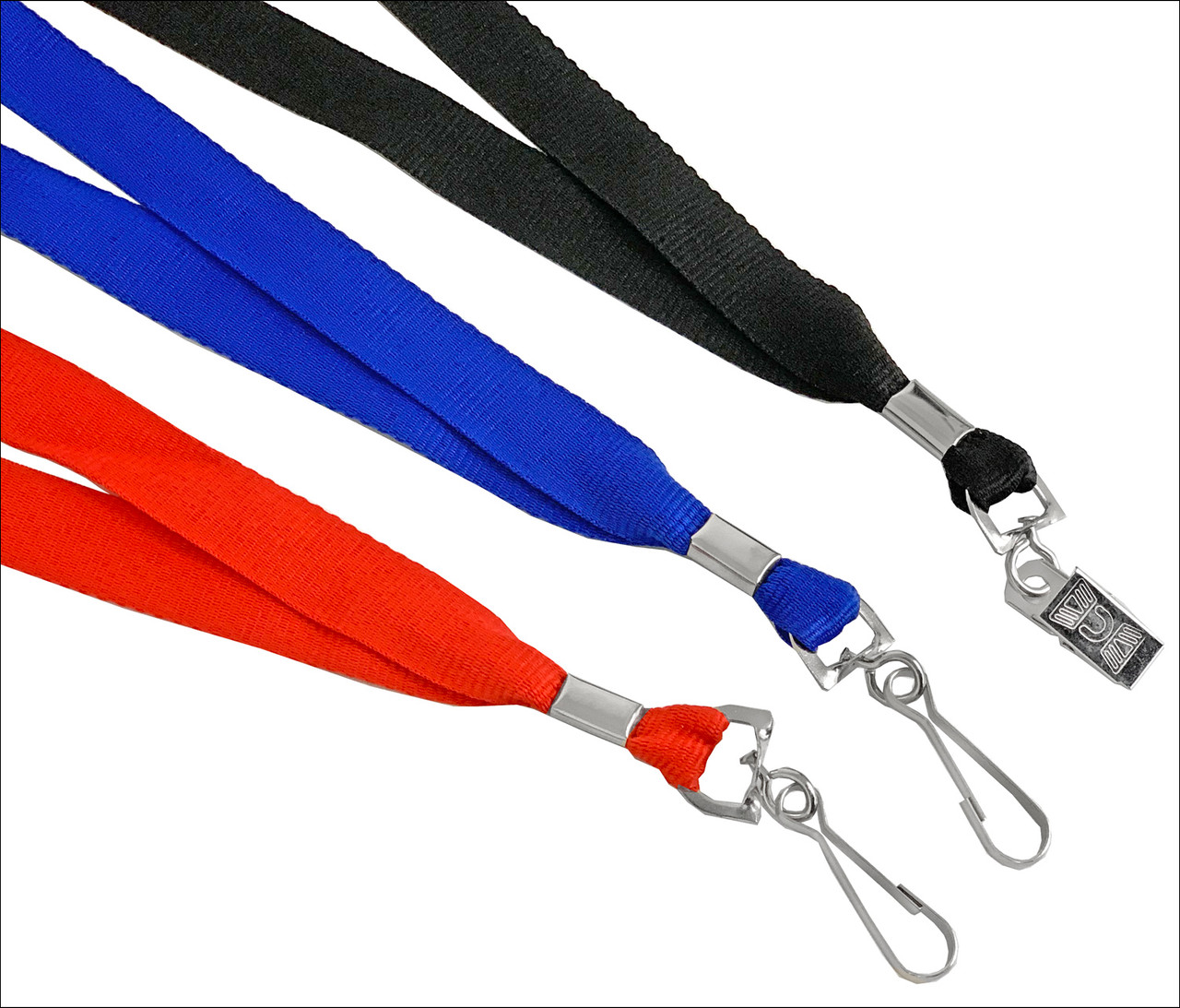 3/4 Wide Lanyard with Hook or Clip