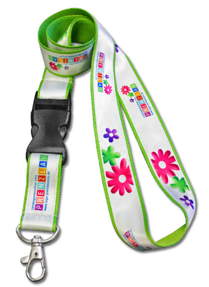 Dye-Sublimated Full-Color Double-Layered Lanyards - 1" Wide