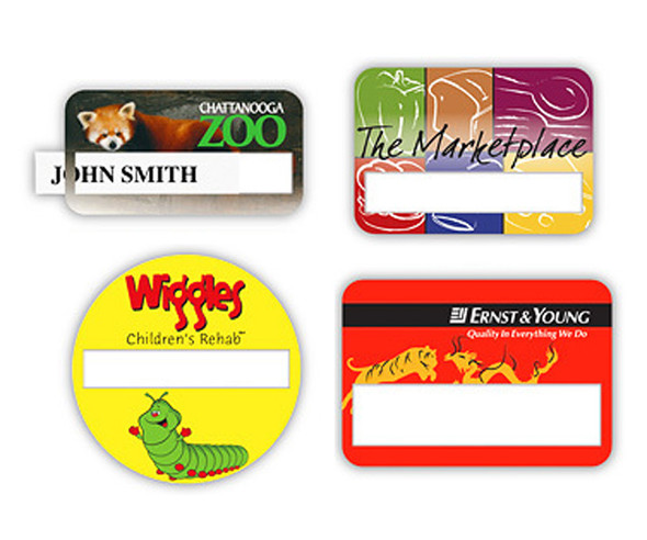 Full Color Premium Window Name Tag (2"x2-7/8")