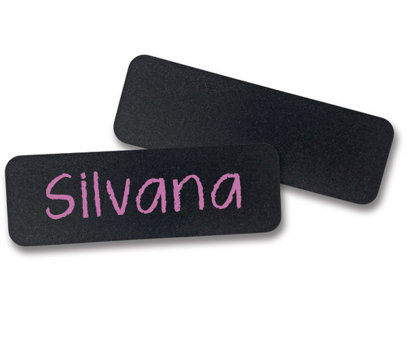 Chalkboard Reusable Name Tags (1"X3")