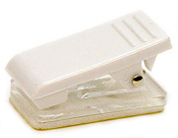 Plastic Clip with Adhesive Pad, 1"