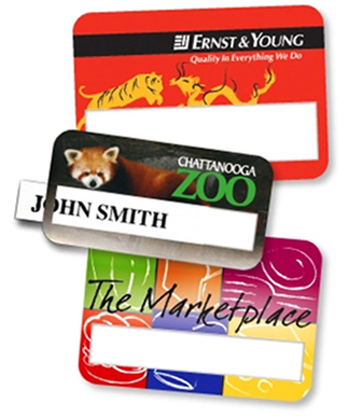 Full Color Premium Window Name Tag (1-1/2"x2-7/8")