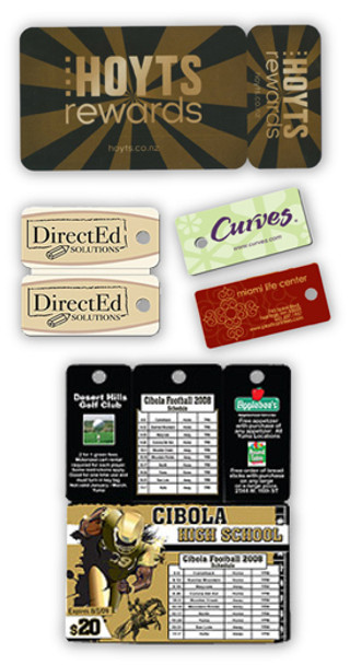 Card/Keytag Combinations - 2-up keytag