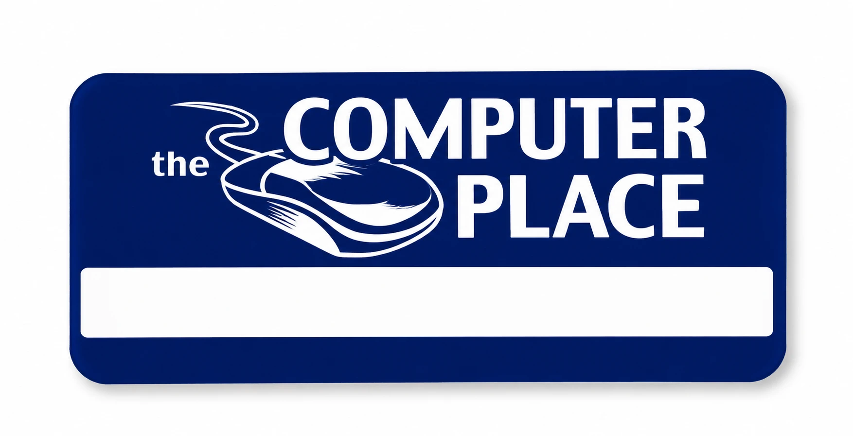 Silk-Screened Window name tag