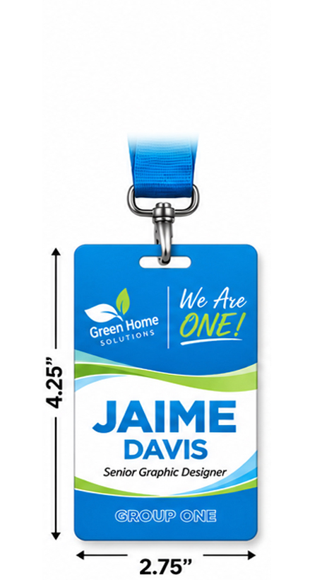 Personalized ID Card, Full Color - 4.25 x 2.75