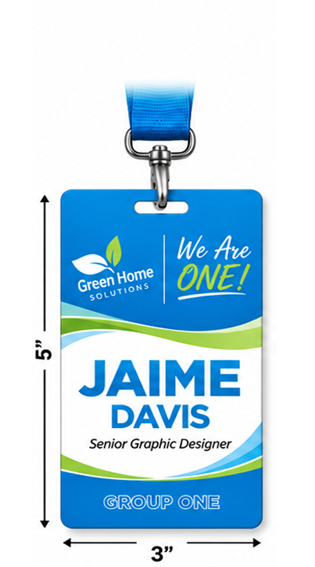Personalized ID Card, Full Color - 5 x 3