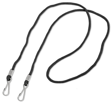 Thin Cord Open Ended Lanyard for Badge, J-Hooks