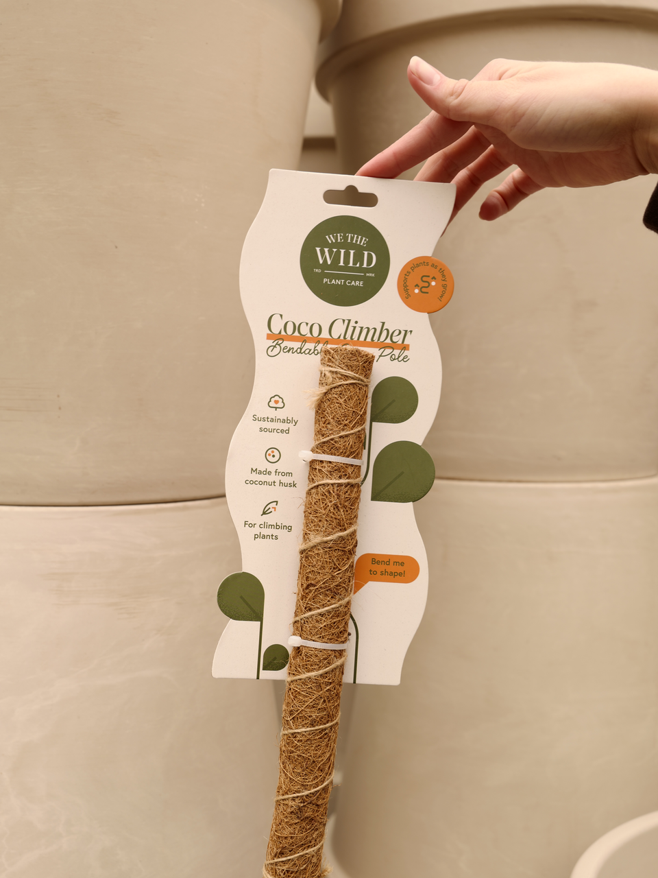 20" We The Wild Coco Climber Pole - Tonkadale