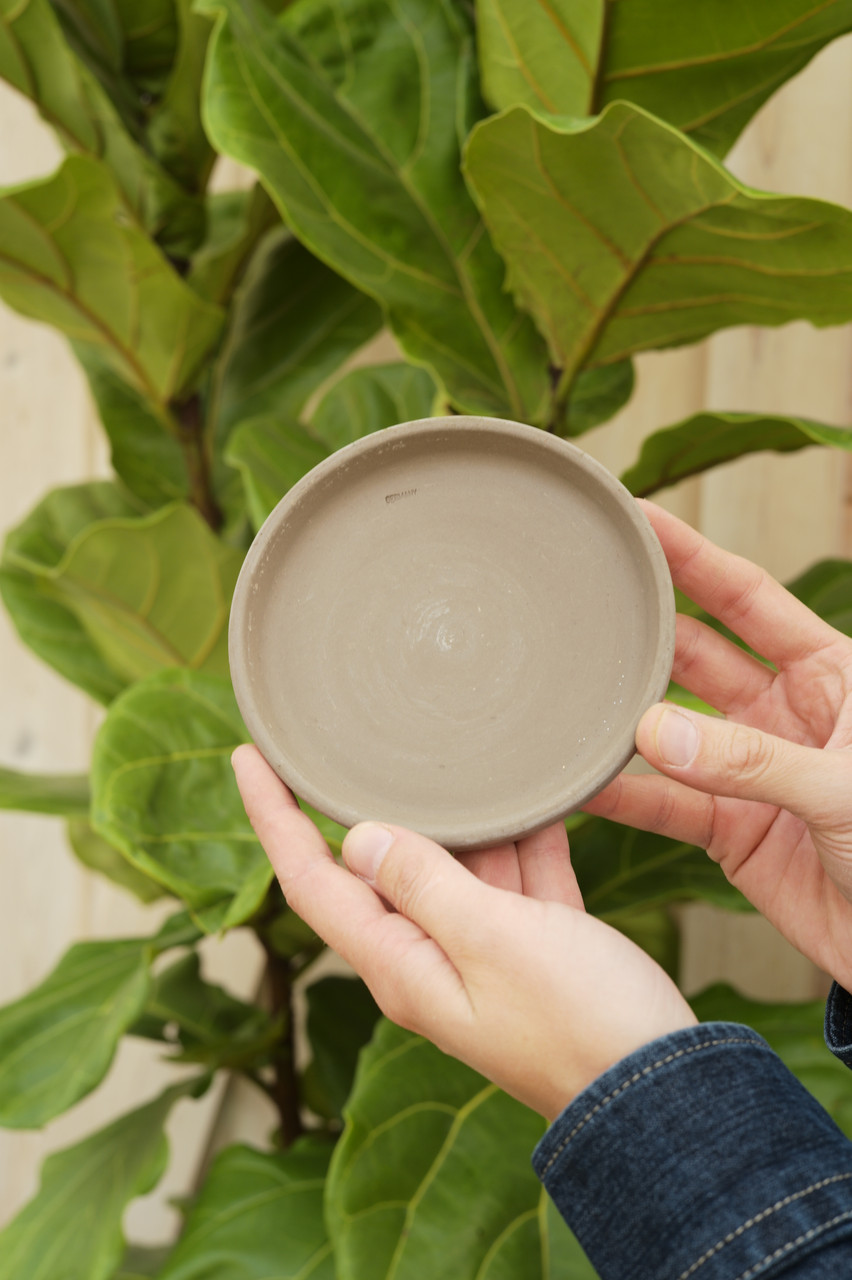 5" German Saucer in Basalt Tonkadale