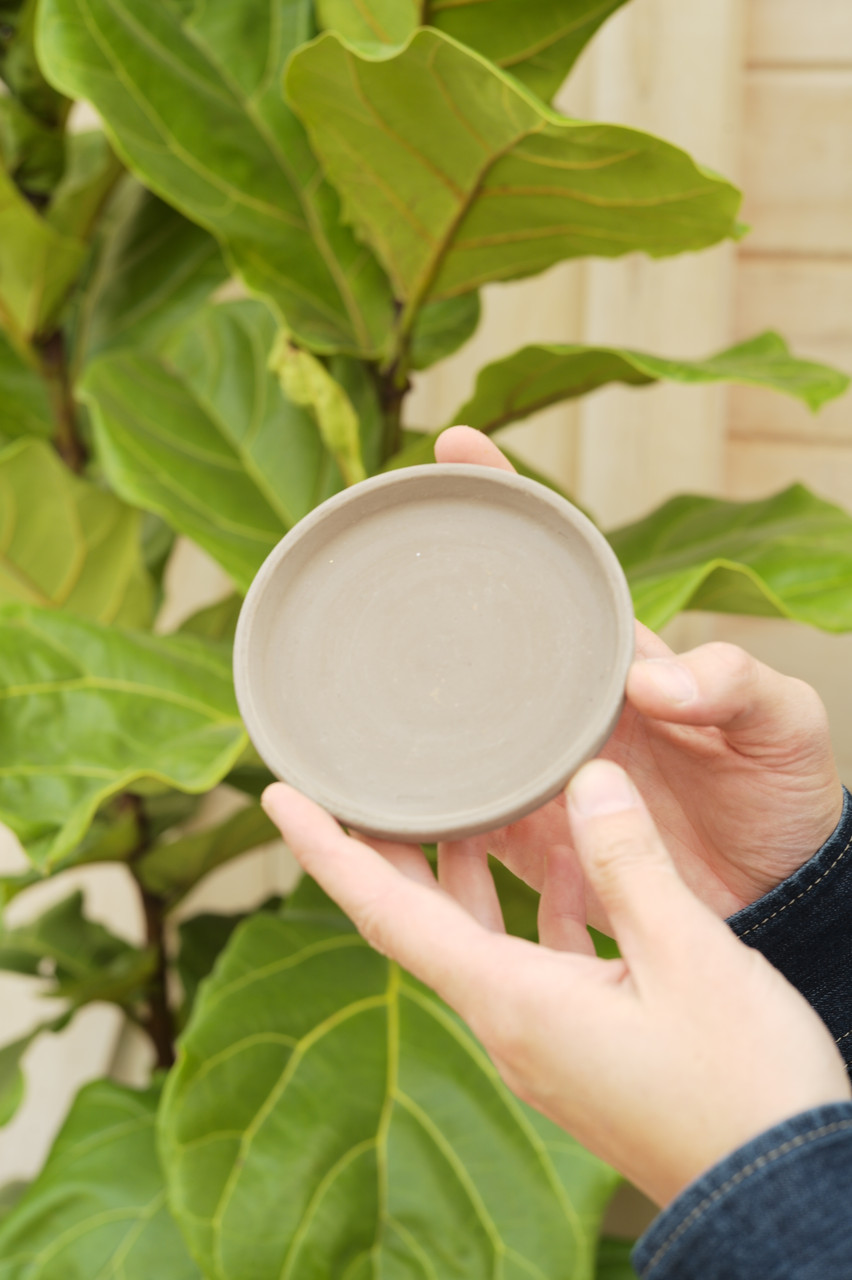 4.25" German Saucer in Basalt Tonkadale