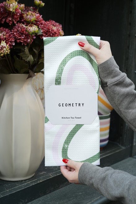 Geometry Refresh Tea Towel