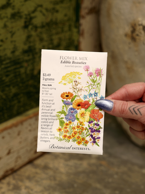 Edible Beauties Flower Seed Mix