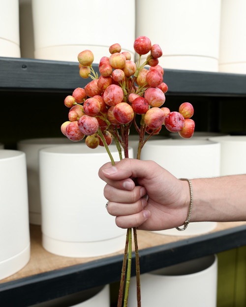14" Crabapple X3 in Orange (Faux)
