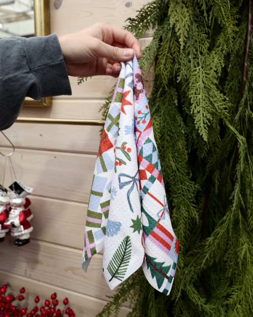 Geometry Festive Cheer Dishcloth Set