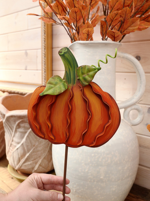 Assorted Pumpkin Plant Stake