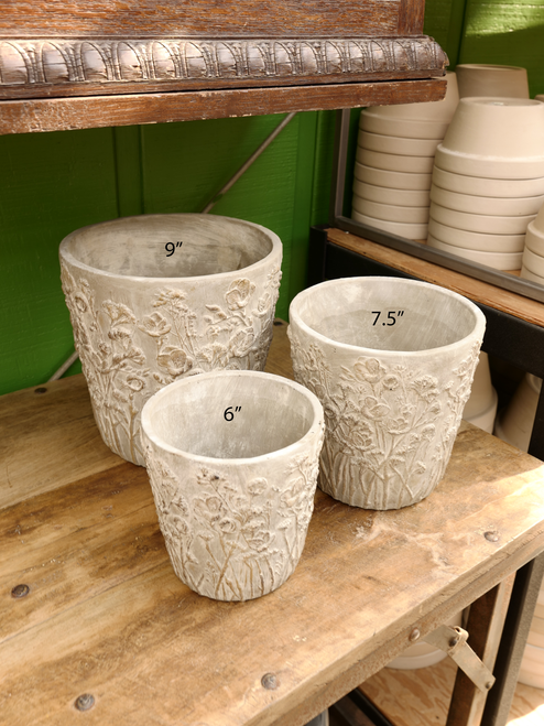 6" Round Floral Vase