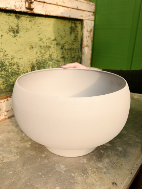 12" Footed Planter in Blue