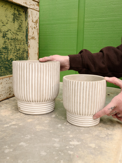 6.75" Pinny Pot in Grey