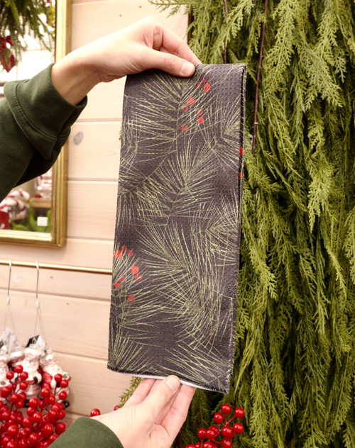 Geometry Evergreen Pine Tea Towel