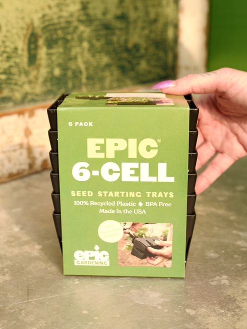 Epic 6 Cell Seed Starting Tray Set of 6