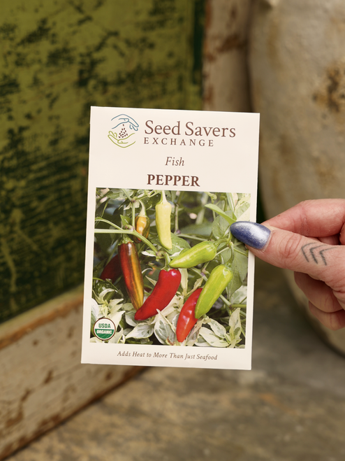 Seed Savers Exchange Organic Fish Pepper Seeds